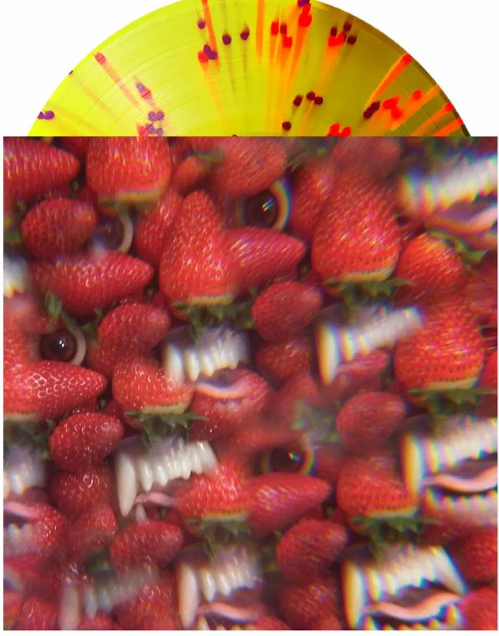 Thee Oh Sees - Floating Coffin LP Vinyl Record (Piss Yellow with Neon Pink, Neon Violet & Hot Pink Splatter Coloured Vinyl)