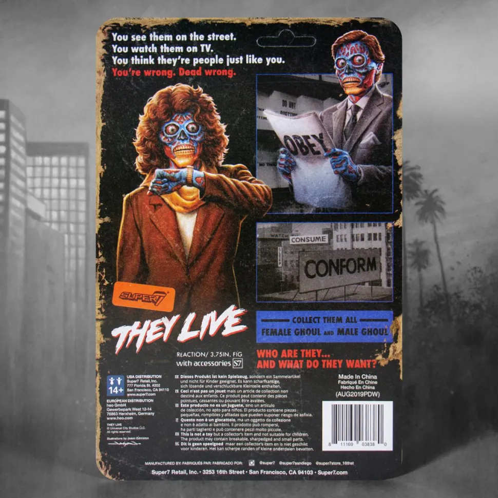 They Live - Female Ghoul ReAction 3.75” Action Figure