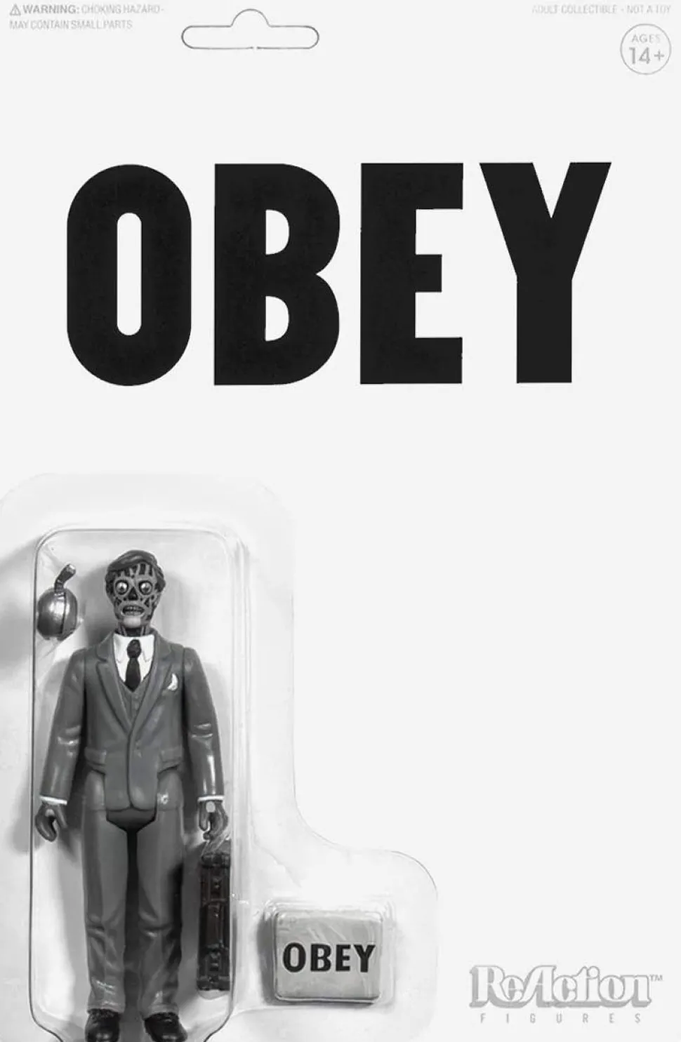 They Live - Male Ghoul Black & White ReAction 3.75” Action Figure