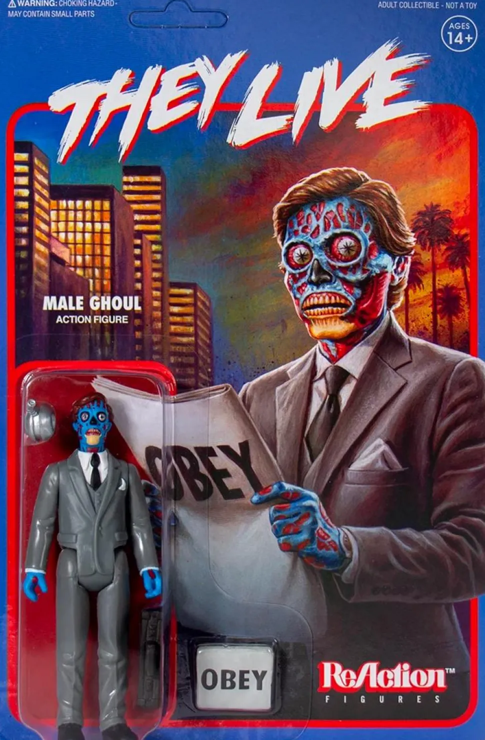 They Live - Male Ghoul ReAction 3.75” Action Figure