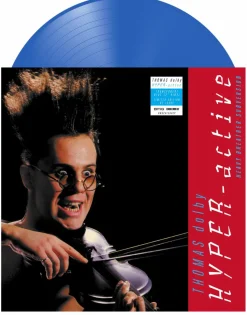Thomas Dolby - Hyperactive! 12” Single Vinyl Record (2022 Record Store Day Exclusive Transparent Blue Vinyl)