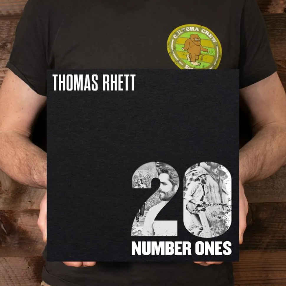 Thomas Rhett - 20 Number Ones 2xLP Vinyl Record (Silver Metallic Coloured Vinyl)