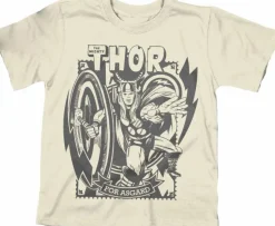 Thor - For Asgard Cream Kids or Youth T-Shirt