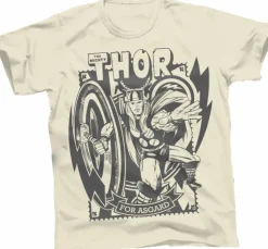 Thor - For Asgard Cream Male T-Shirt