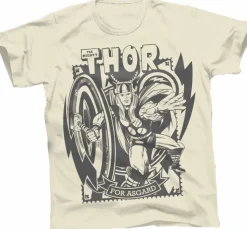 Thor - For Asgard Cream Male T-Shirt