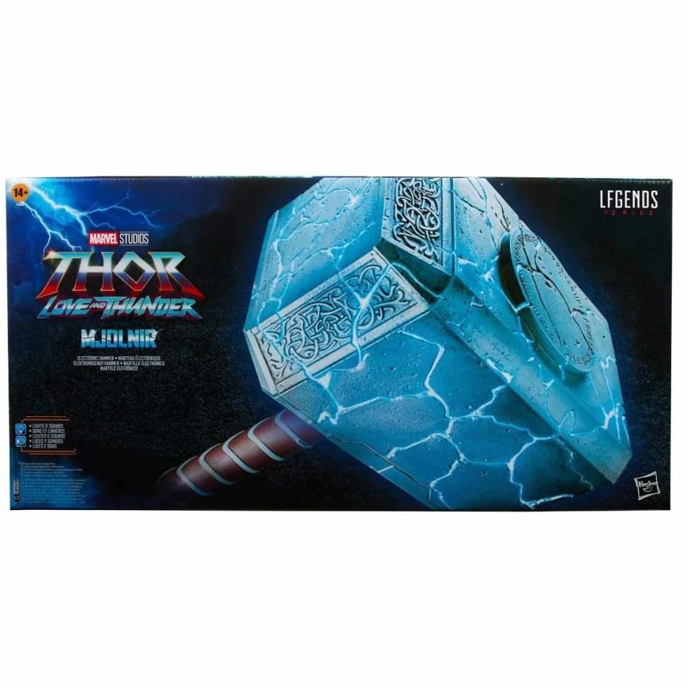 Thor 4: Love and Thunder - Mjolnir Electronic Hammer Marvel Legends 1:1 Scale Life-Size Prop Replica