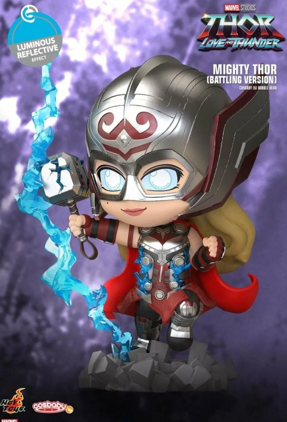 Thor 4: Love and Thunder - Mighty Thor Battling Cosbaby (S) Hot Toys Figure