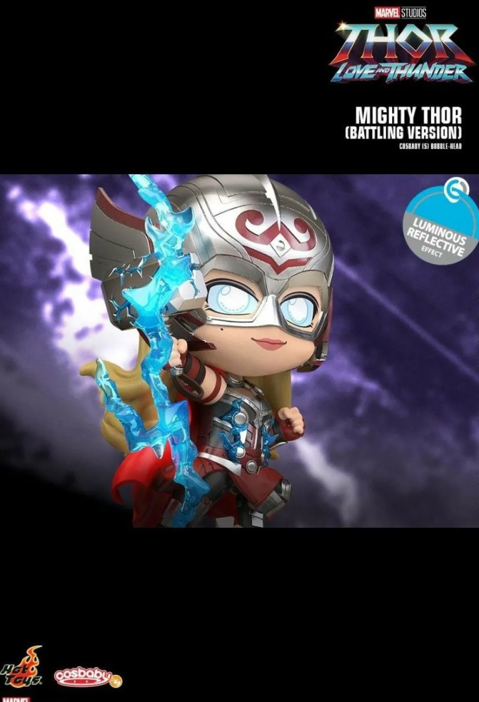 Thor 4: Love and Thunder - Mighty Thor Battling Cosbaby (S) Hot Toys Figure