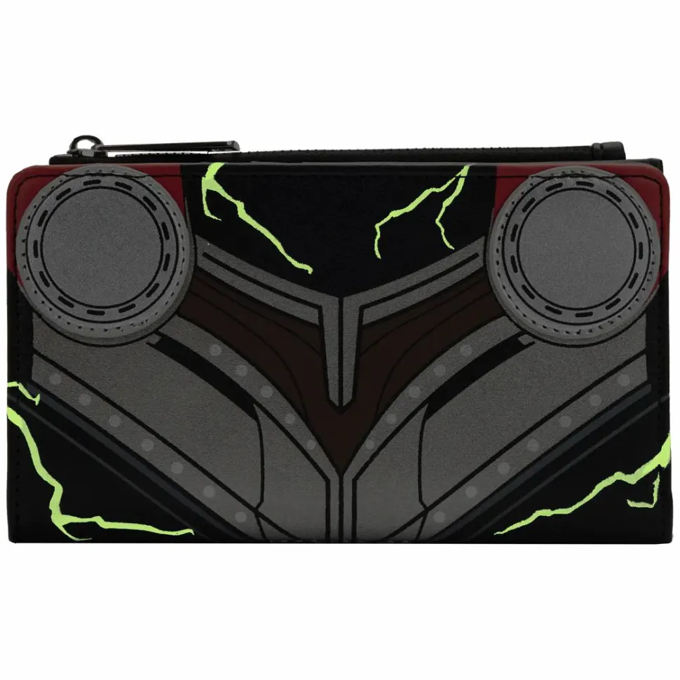Thor 4: Love and Thunder - Thor Cosplay Glow in the Dark 4” Faux Leather Flap Wallet