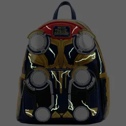 Thor 4: Love and Thunder - Thor Cosplay Glow in the Dark 10” Faux Leather Mini Backpack