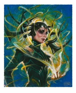 Thor 3: Ragnarok - Hela: Goddess of Death Premium Art Print by Olivia De Barardinis