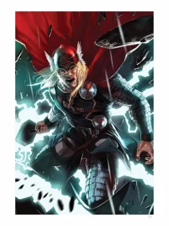Thor - The Mighty Thor Fine Art Print by Marko Djurdjevic