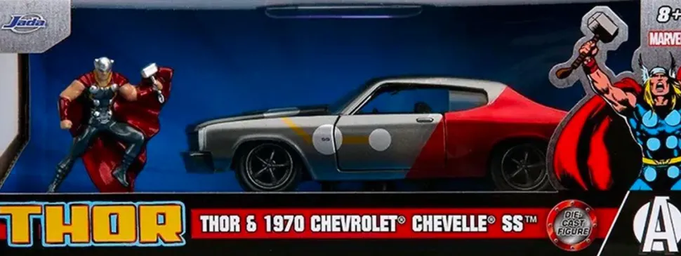 Thor - Thor & 1970 Chevrolet Chevelle SS 1/32 Scale Die-Cast Vehicle Replica