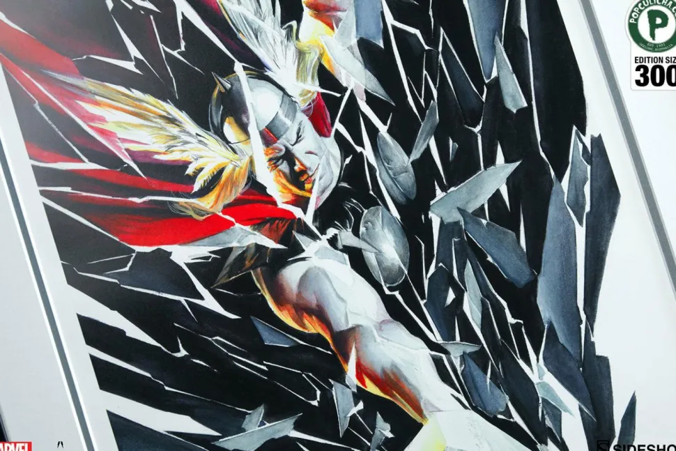 Thor - Thor: Shattered Premium Art Print by Alex Ross
