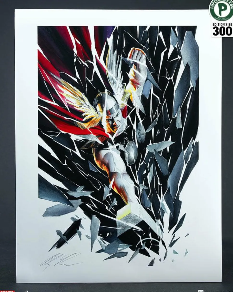 Thor - Thor: Shattered Premium Art Print by Alex Ross