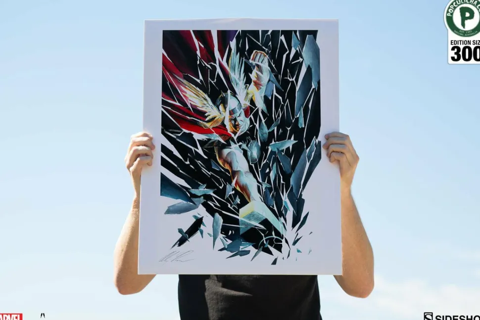 Thor - Thor: Shattered Premium Art Print by Alex Ross
