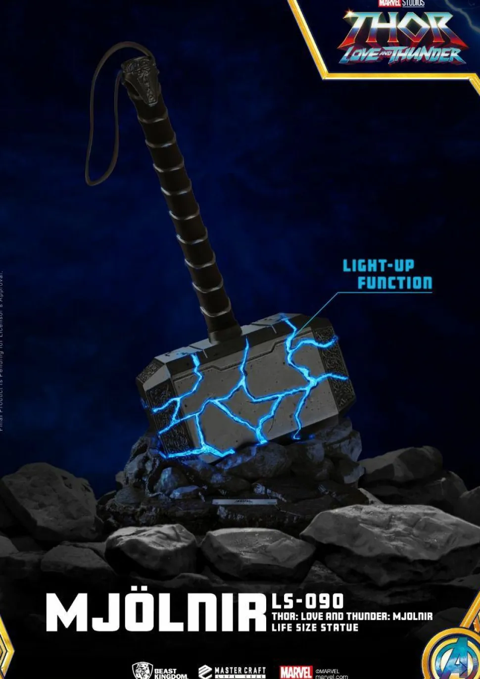 Thor: Love and Thunder - Mjolnir 1:1 Scale Life-Size Statue