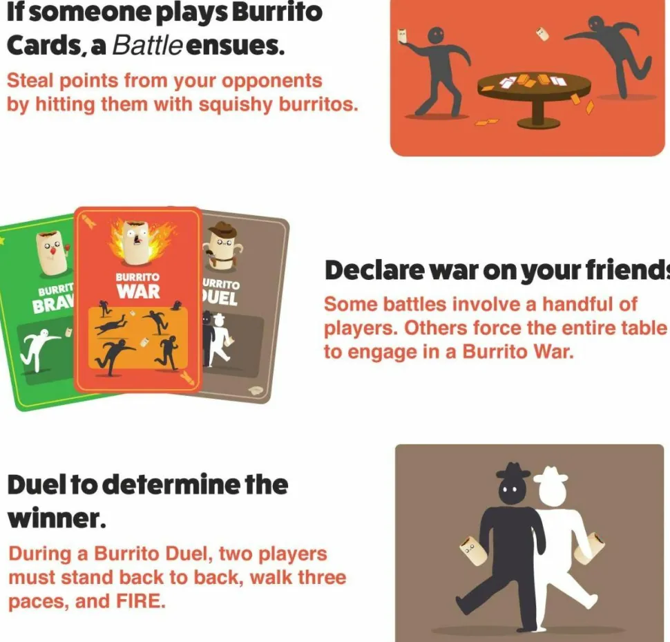 Throw Throw Burrito - A Dodgeball Card Game