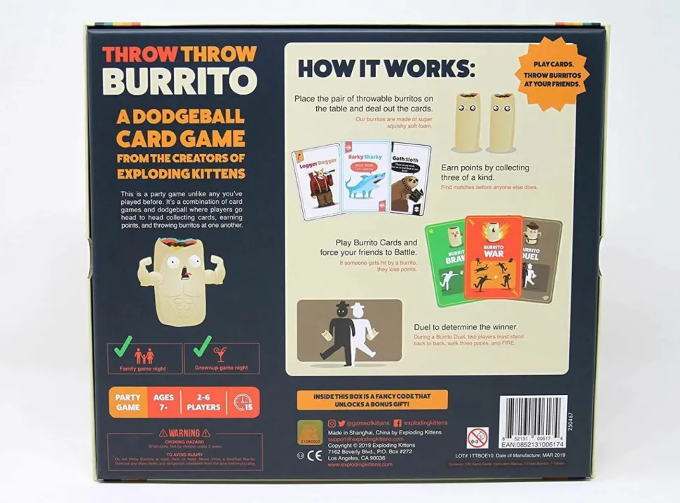 Throw Throw Burrito - Extreme Outdoor Edition Card Game