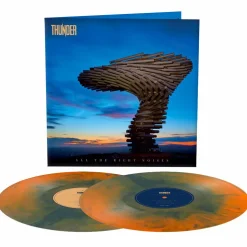 Thunder - All The Right Noises 2xLP Vinyl Record (Blue & Orange Galaxy Coloured Vinyl)