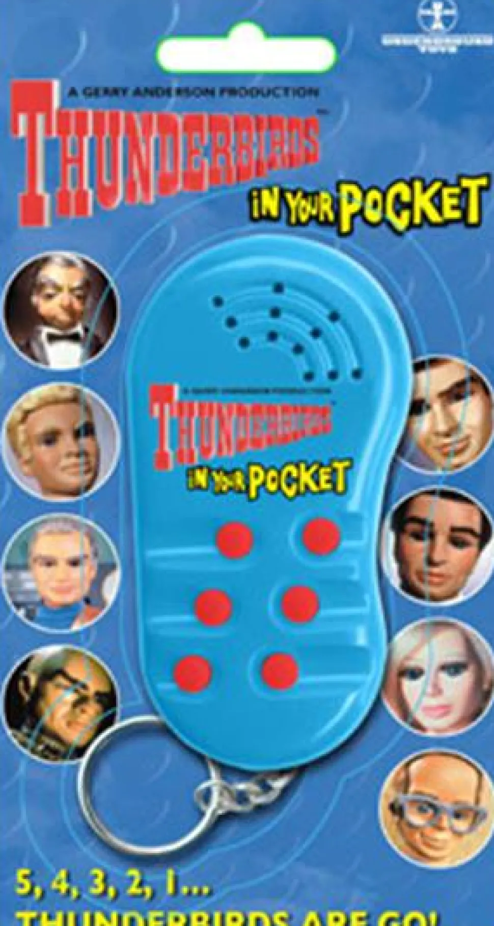 Thunderbirds - In your Pocket talking Keychain (Int Sales Only)