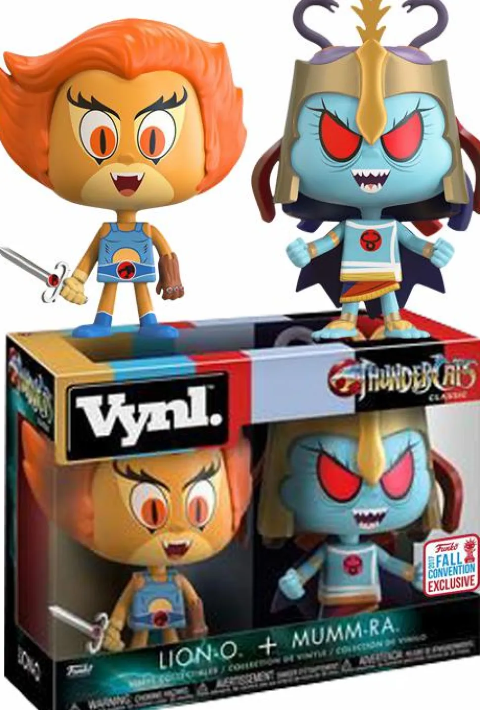 Thundercats - Lion-O and Mumm-Ra Vynl. Vinyl Figure 2-Pack (2017 Fall Convention Exclusive)
