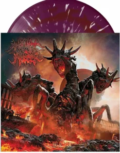Thy Art Is Murder - Hate LP Vinyl Record (Purple & Red Swirl with White Splatter Coloured Vinyl)