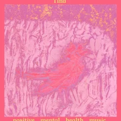 Tiña ‎- Positive Mental Health Music LP Vinyl Record (Translucent Pink Coloured Vinyl)