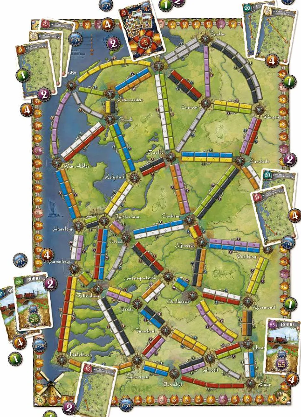 Ticket to Ride - Map Collection 4: Nederland Board Game Expansion
