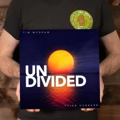 Tim McGraw & Tyler Hubbard - Undivided 12” Split Single Vinyl Record (2021 Record Store Day Exclusive Orange Coloured Vinyl)