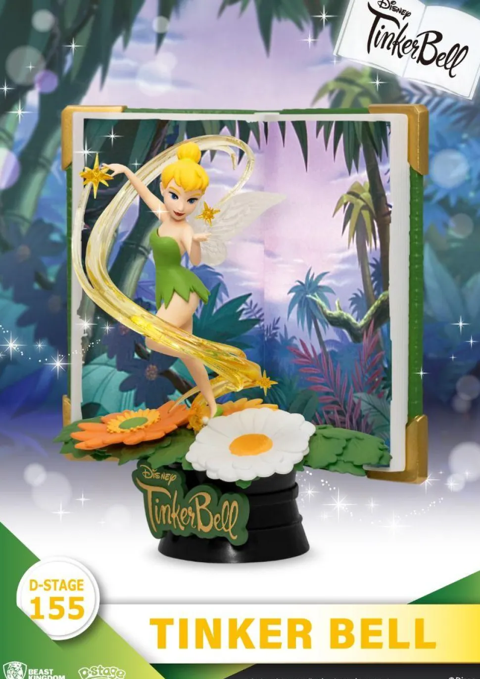 Tinker Bell (2008) - Tinker Bell Story Book Series D-Stage 6" PVC Diorama Statue