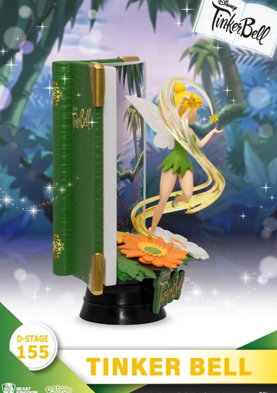 Tinker Bell (2008) - Tinker Bell Story Book Series D-Stage 6" PVC Diorama Statue