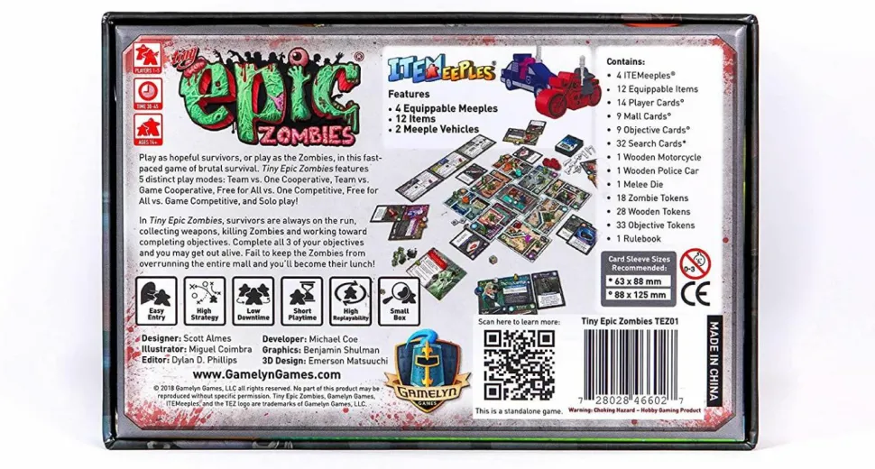Tiny Epic: Zombies - Board Game