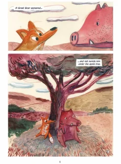 Tiny Fox and Great Boar - Book One: There Hardcover Book