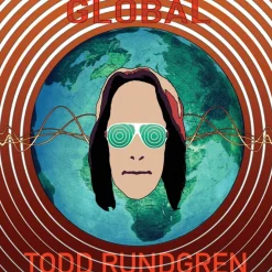 Todd Rundgren - Global LP Vinyl Record (Red Marble Coloured Vinyl)