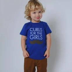 Toddland - Toddlerland Curls For The Girls Kids T-Shirt
