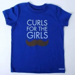 Toddland - Toddlerland Curls For The Girls Kids T-Shirt