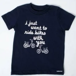 Toddland - Toddlerland I Just Want To Ride Bikes With You Kids T-Shirt