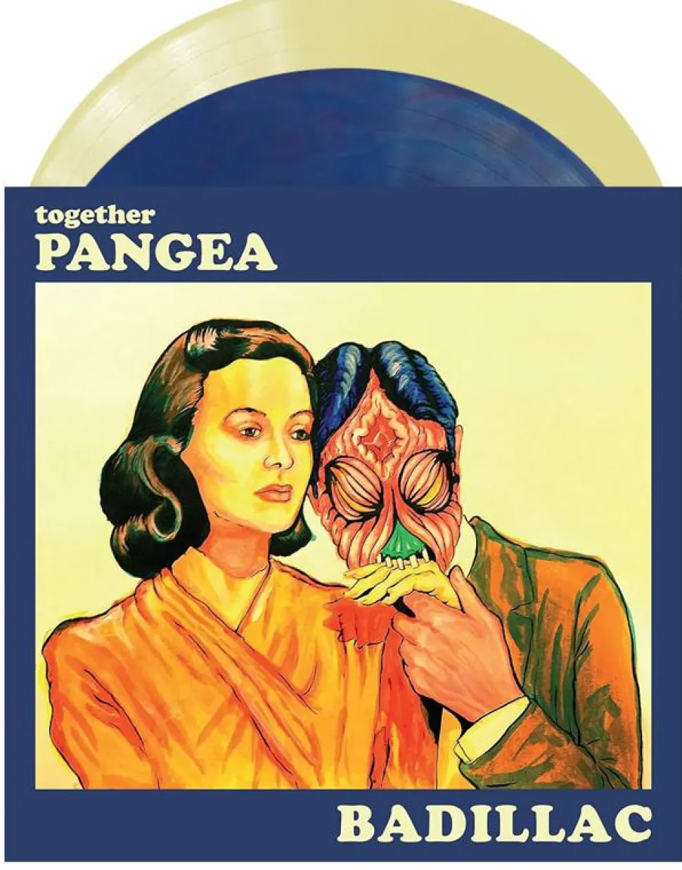 Together Pangea - Badillac 10th Anniversary Deluxe Edition 2xLP Vinyl Record ("Midnight Oil" Blue & Bone Mix Coloured Vinyl)