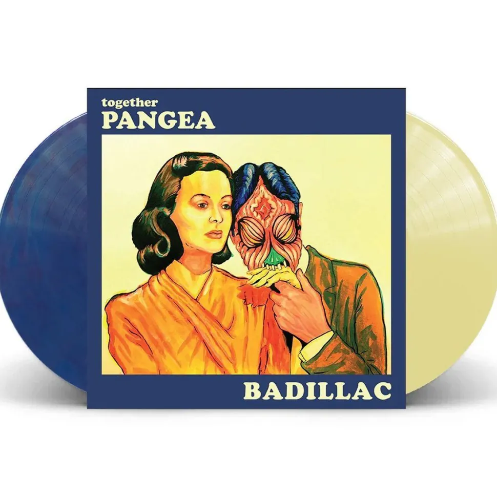 Together Pangea - Badillac 10th Anniversary Deluxe Edition 2xLP Vinyl Record ("Midnight Oil" Blue & Bone Mix Coloured Vinyl)
