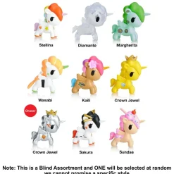 Tokidoki - Capsule Cuties Unicorno Blind Box Vinyl Figure (Display of 8)