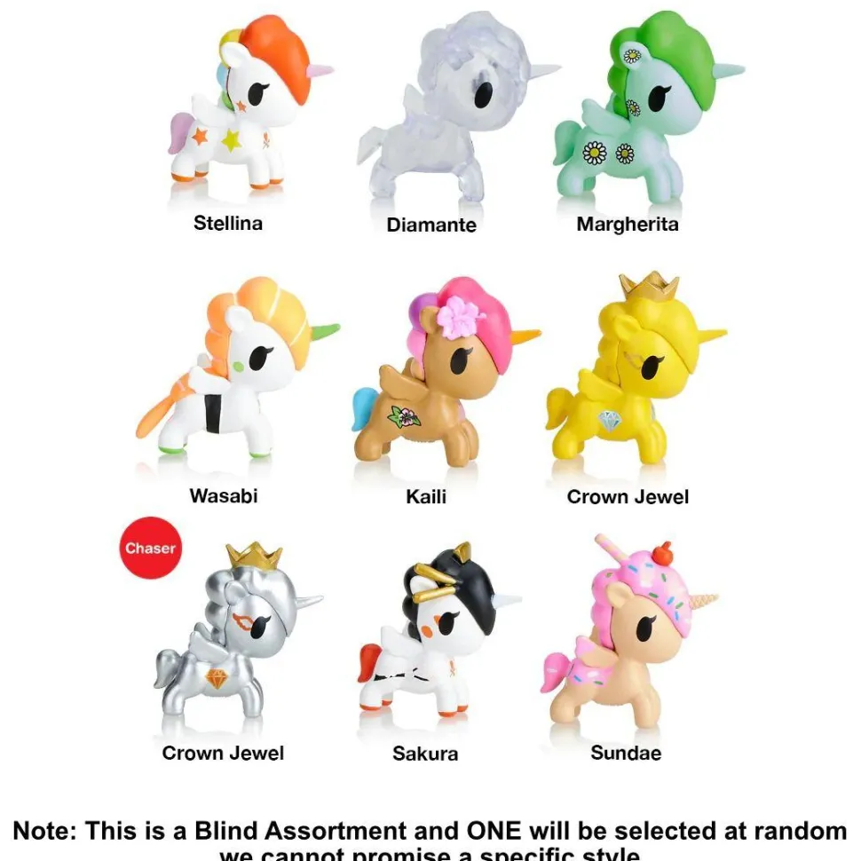 Tokidoki - Capsule Cuties Unicorno Blind Box Vinyl Figure (Display of 8)