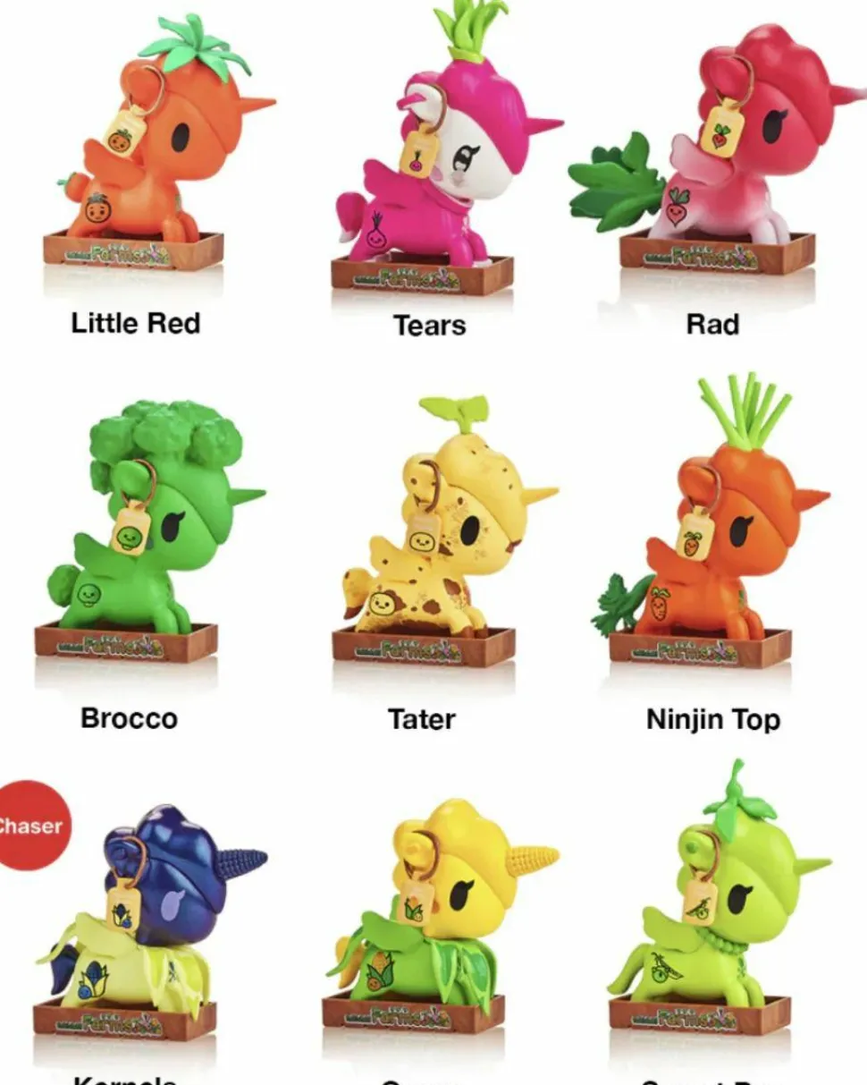 Tokidoki - Veggie Unicorno Blind Box Vinyl Figure (Single Unit)