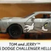 Tom and Jerry - Jerry & 2016 Dodge Challenger Hellcat Hollywood RIdes 1/24th Scale Die-Cast Vehicle Replica