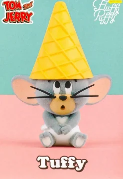 Tom and Jerry - Tuffy Fluffy Puffy Yummy Yummy World 3.5" Flocked Mini Figure