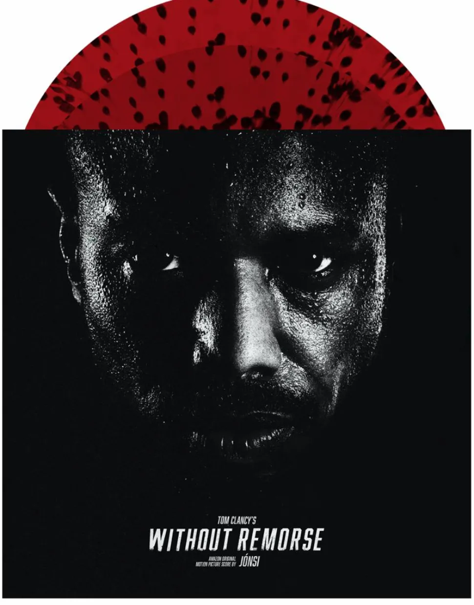 Tom Clancy's Without Remorse - Original Motion Picture Score By Jonsi 2xLP Vinyl Record (Red With Black Splatter Coloured Vinyl)