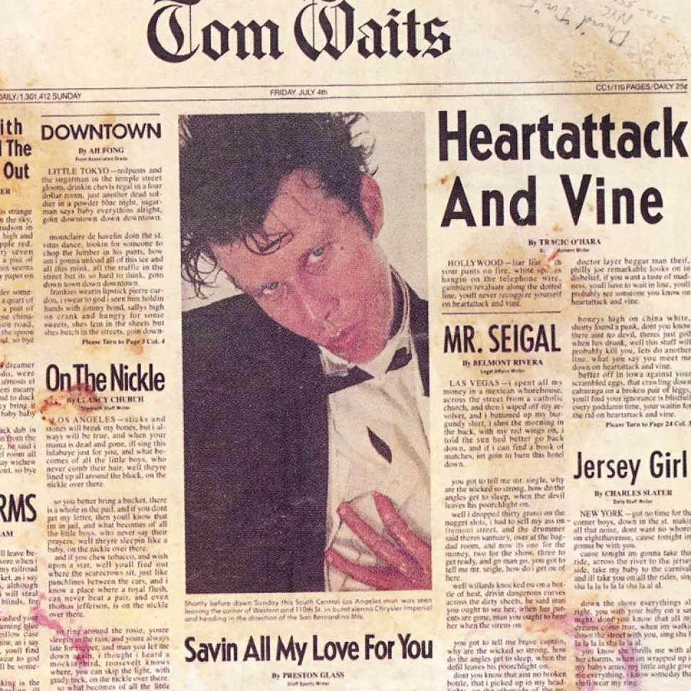 Tom Waits - Heartattack And Vine LP Vinyl Record (Clear Vinyl)
