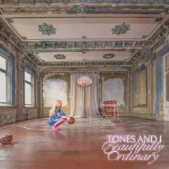 Tones and I - Beautifully Ordinary 2xLP Vinyl Record (Powder Pink / Silver Marble Coloured Vinyl)