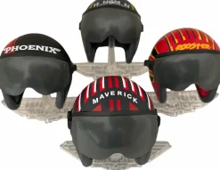 Top Gun: Maverick - Maverick, Rooster, Phoenix, and Hangman Helmets 2" PVC Prop Replica 4-Pack