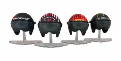 Top Gun: Maverick - Maverick, Rooster, Phoenix, and Hangman Helmets 2" PVC Prop Replica 4-Pack